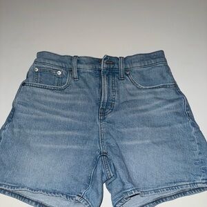 Madewell Mid-Length Blue Denim Women's Shorts